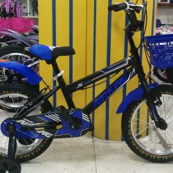 BMX 12 16 KING BLACK BLUE